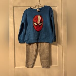 Three Marvel Spiderman Sets, Blue/Grey/Beige (All three)
